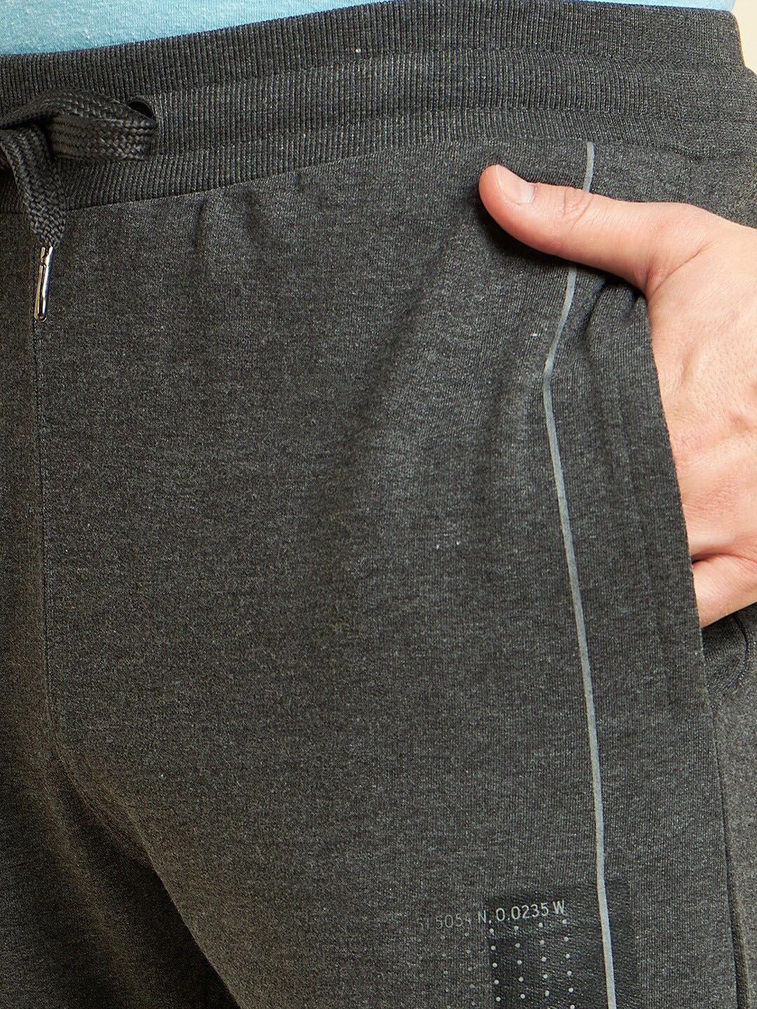 Sweet Dreams Men Charcoal Dry Fit Mid Rise Cotton Joggers