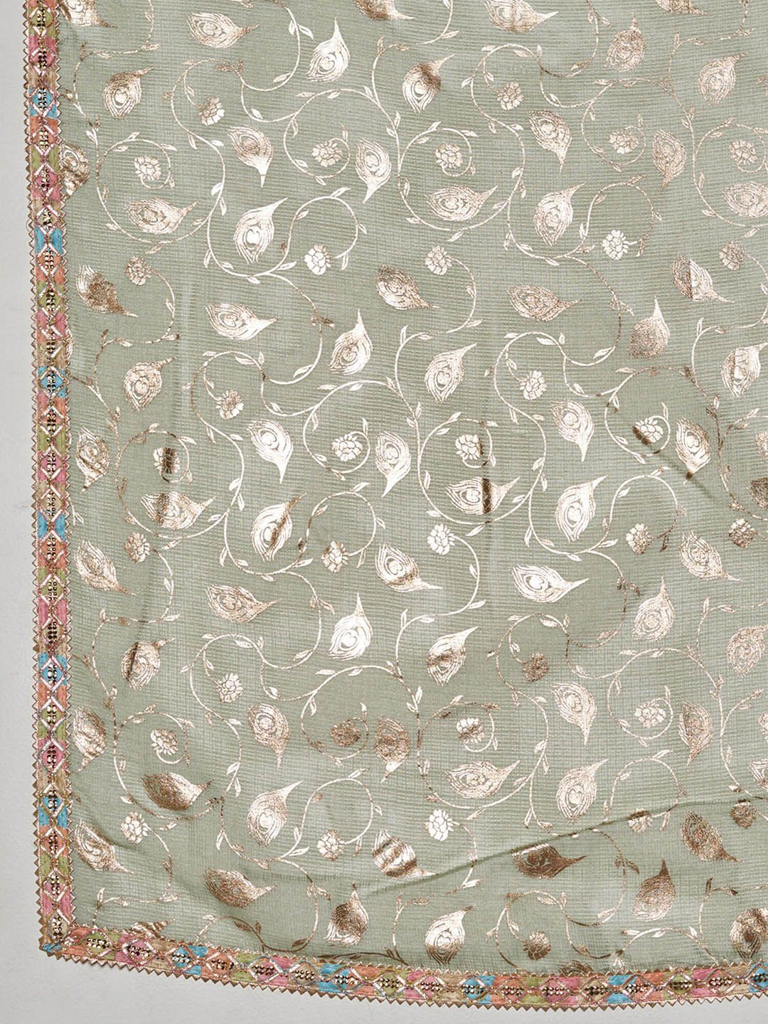 Saree mall Floral Printed Sequinned Sarees