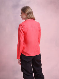 DressBerry Mandarin Collar Casual Shirt