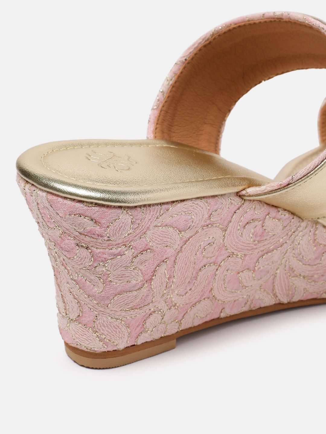 House of Pataudi Ethnic Wedge Heels