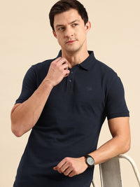 Being Human Polo Collar Pure Cotton T-shirt