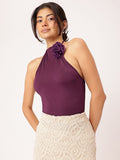 DressBerry Corsage Fantasy Halter Neck Top