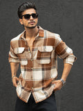 Powerlook Men Checked Casual Shirt
