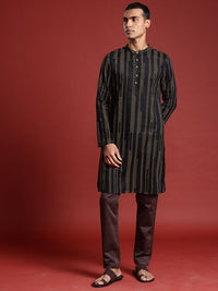 Anouk Men Pure Cotton Geometric Printed Kurta
