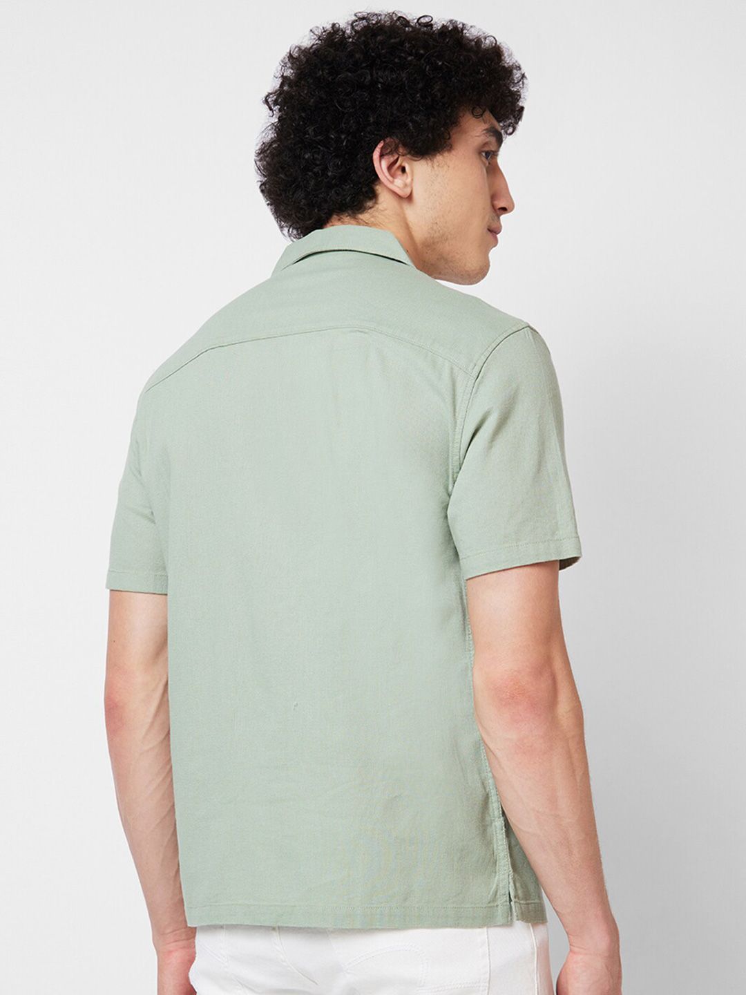 SPYKAR Short Sleeves Pure Cotton Casual Shirt