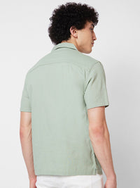 SPYKAR Short Sleeves Pure Cotton Casual Shirt