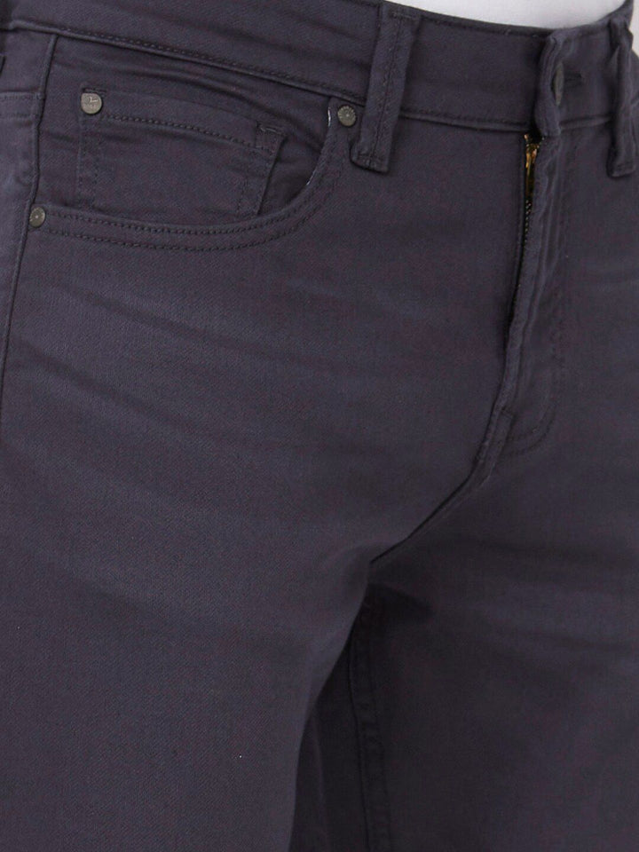 SPYKAR Men Clean Look Slim Fit Narrow Low-Rise Stretchable Jeans