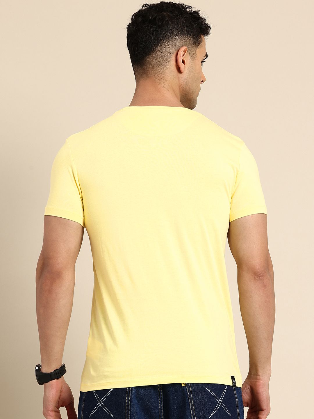 Being Human Brand Logo Printed Pure Cotton T-shirt