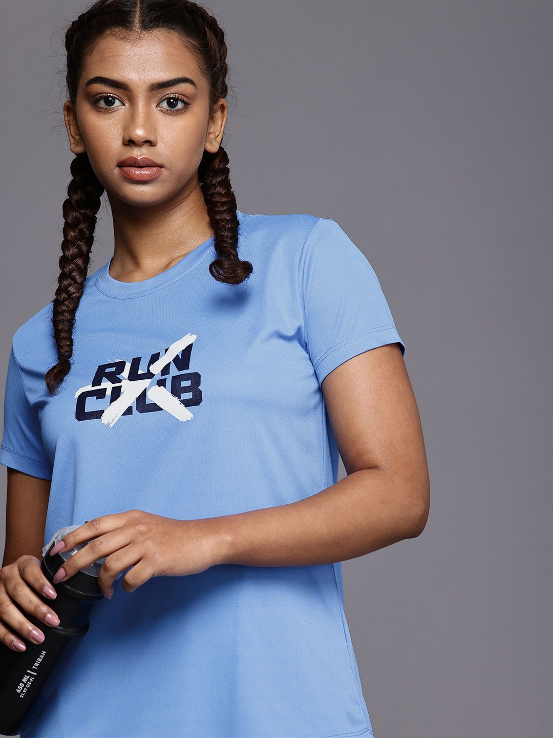 HRX by Hrithik Roshan Rapid-Dry Typography Printed Running T-shirt