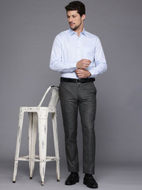 Raymond Men Checked Slim Fit Trousers