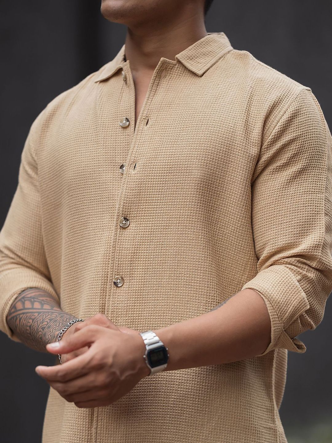 Powerlook Men Opaque Casual Shirt