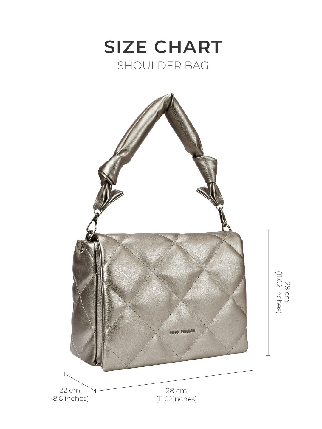 Lino Perros Quilted Structured Shoulder Bag