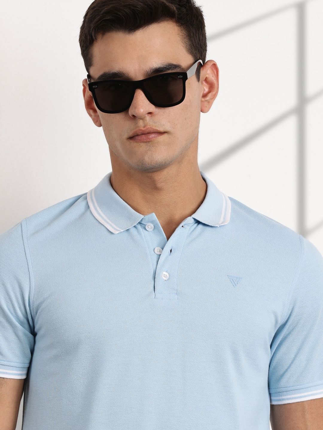 Thomas Scott Men Polo Collar Pockets T-shirt