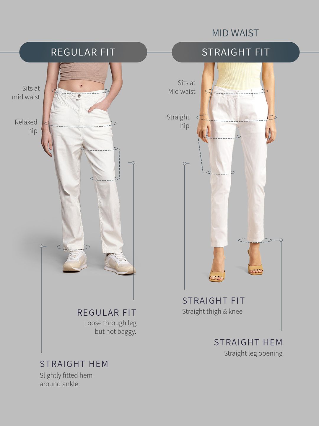 DressBerry Women Emerald Eleganza Straight Fit Trousers