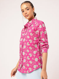 DressBerry Pattern Play Floral Print Shirt