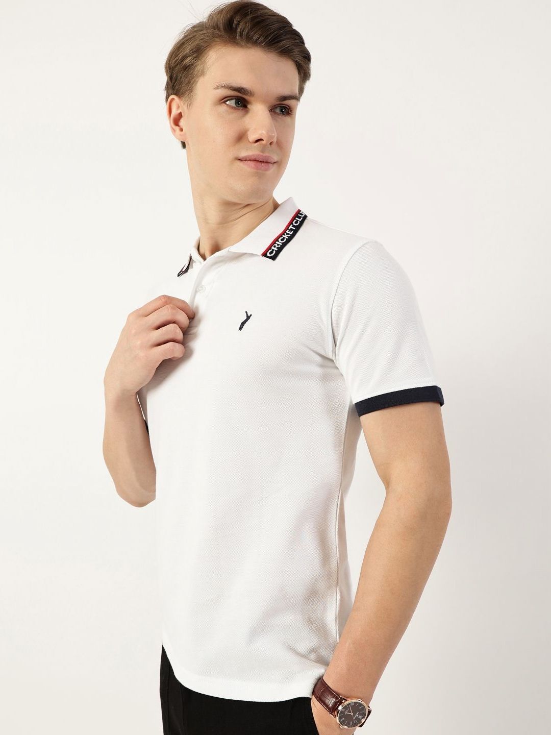 Thomas Scott Men Polo Collar T-shirt