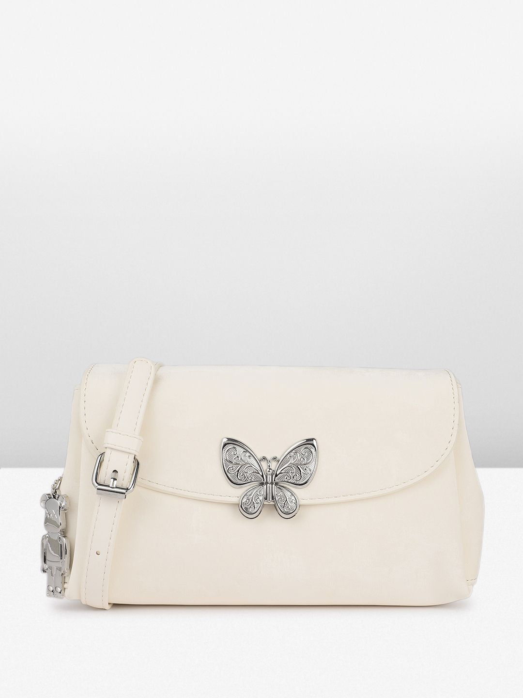 DressBerry Textured Structured Sling Bag