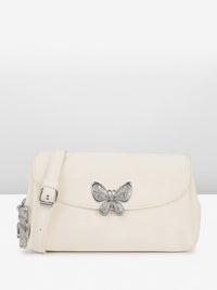 DressBerry Textured Structured Sling Bag