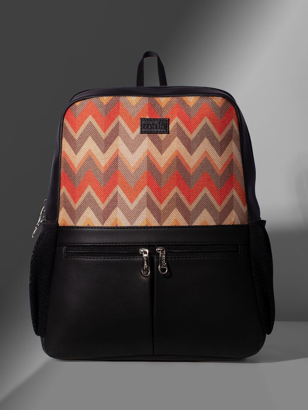 ZOUK Unisex Textured Synthetic Backpacks