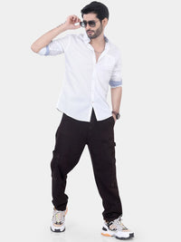 VASTRADO Classic Spread Collar Long Sleeves Slim Fit Casual Shirt