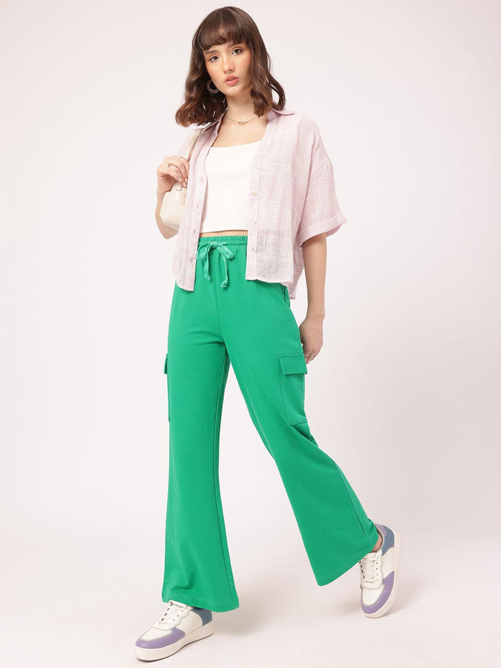 DressBerry Women Functional Fashion Cargo Style Track Pants