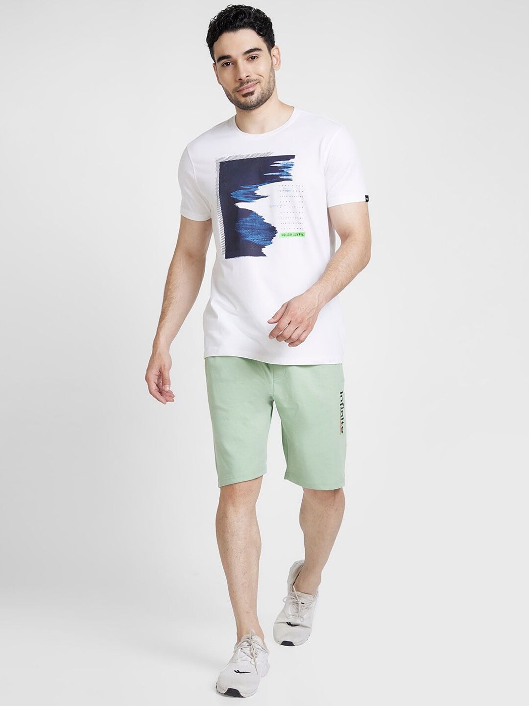 SPYKAR Men Mid-Rise Cotton Shorts