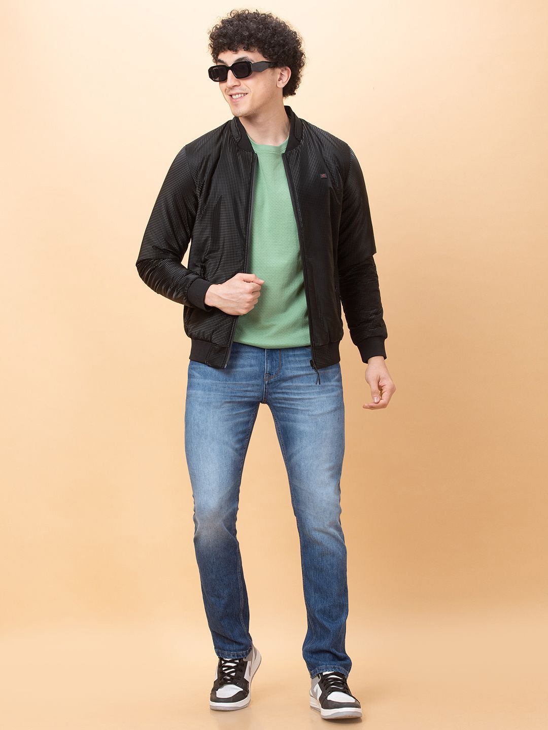 Being Human Geometric Reversible Bomber Jacket