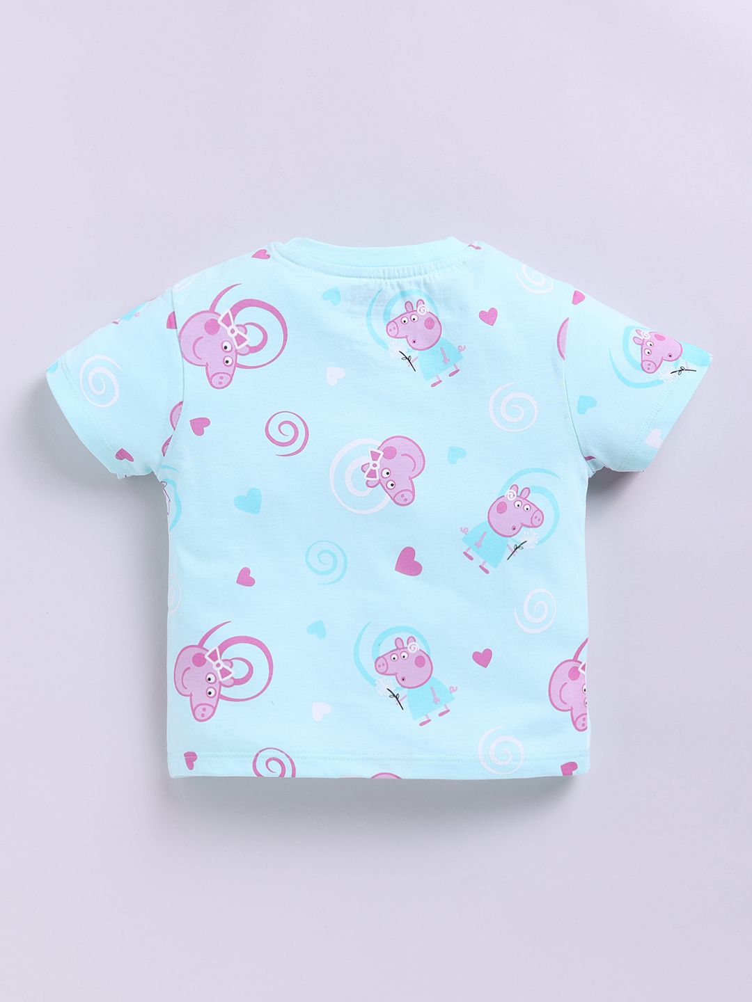 Happy Faces Kids Girls Peppa Pig Printed Pure Cotton T-Shirt