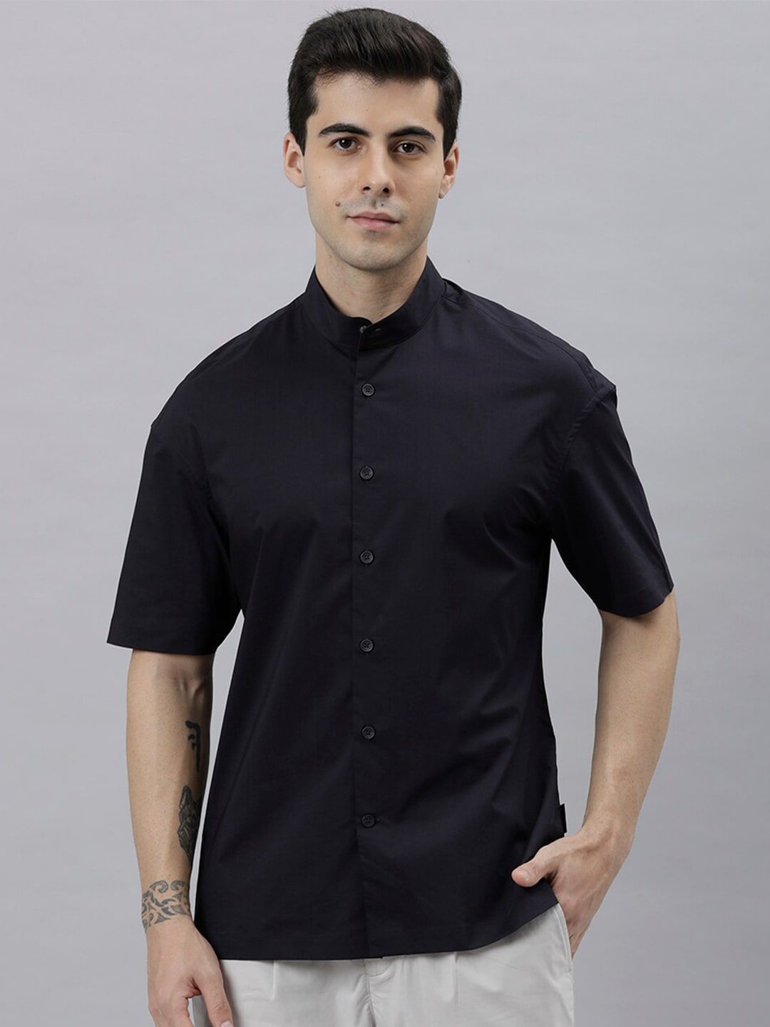 RARE RABBIT Men Shiro Slim Fit Shirt