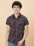 Being Human Men Slim Fit Floral Printed Casual Shirt