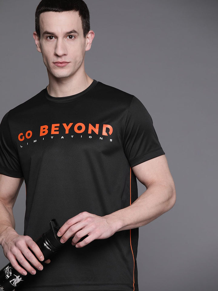 HRX by Hrithik Roshan Printed Rapid-Dry Training T-shirt