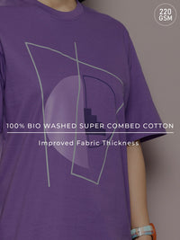 DILLINGER Printed Oversized Pure Cotton T-shirt