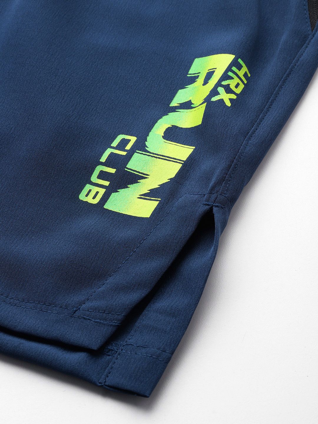 HRX by Hrithik Roshan Men Typography Printed Rapid-Dry Running Sports Shorts