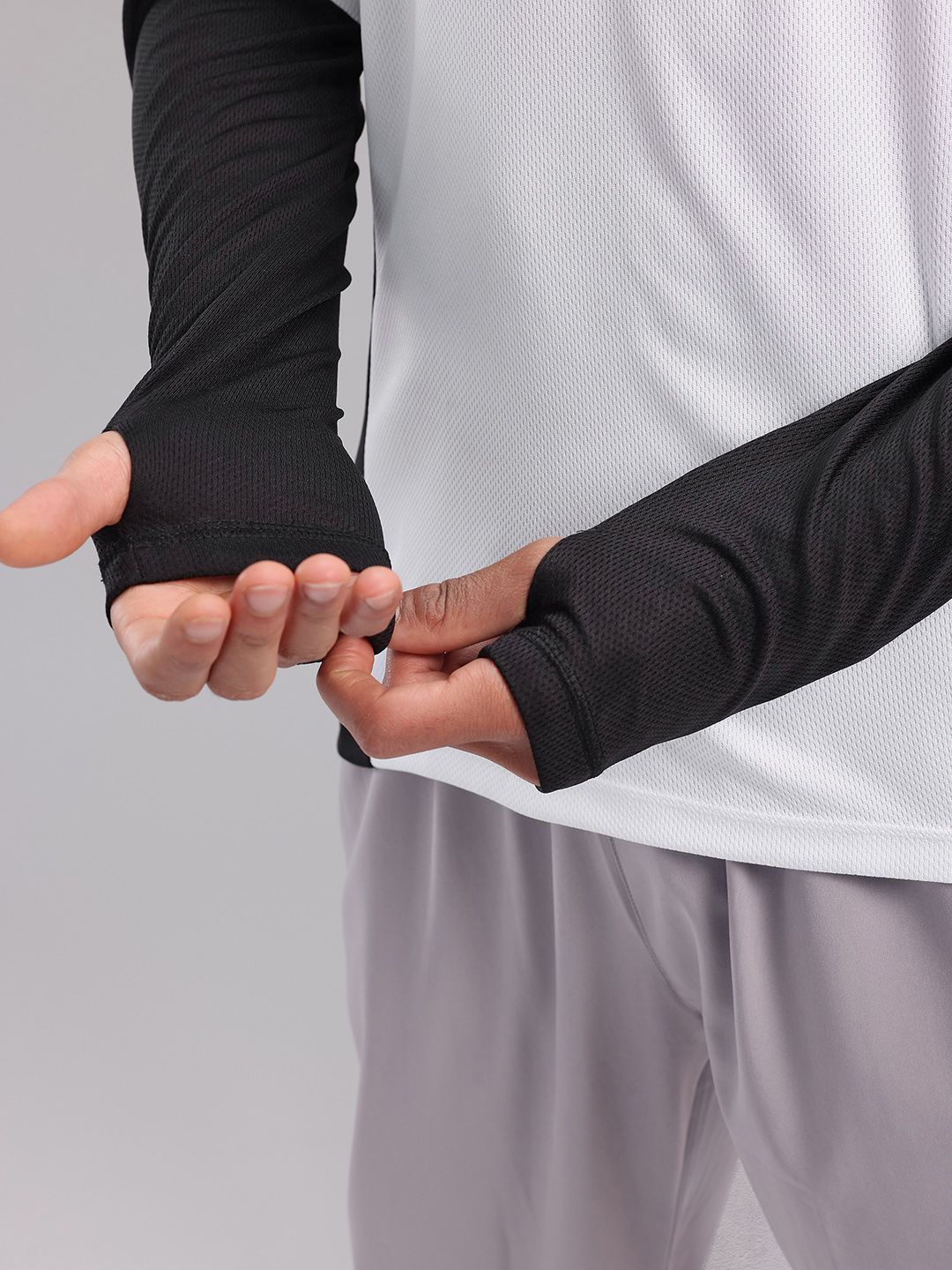 HRX by Hrithik Roshan Colourblocked Sleeves Rapid-Dry Running T-shirt