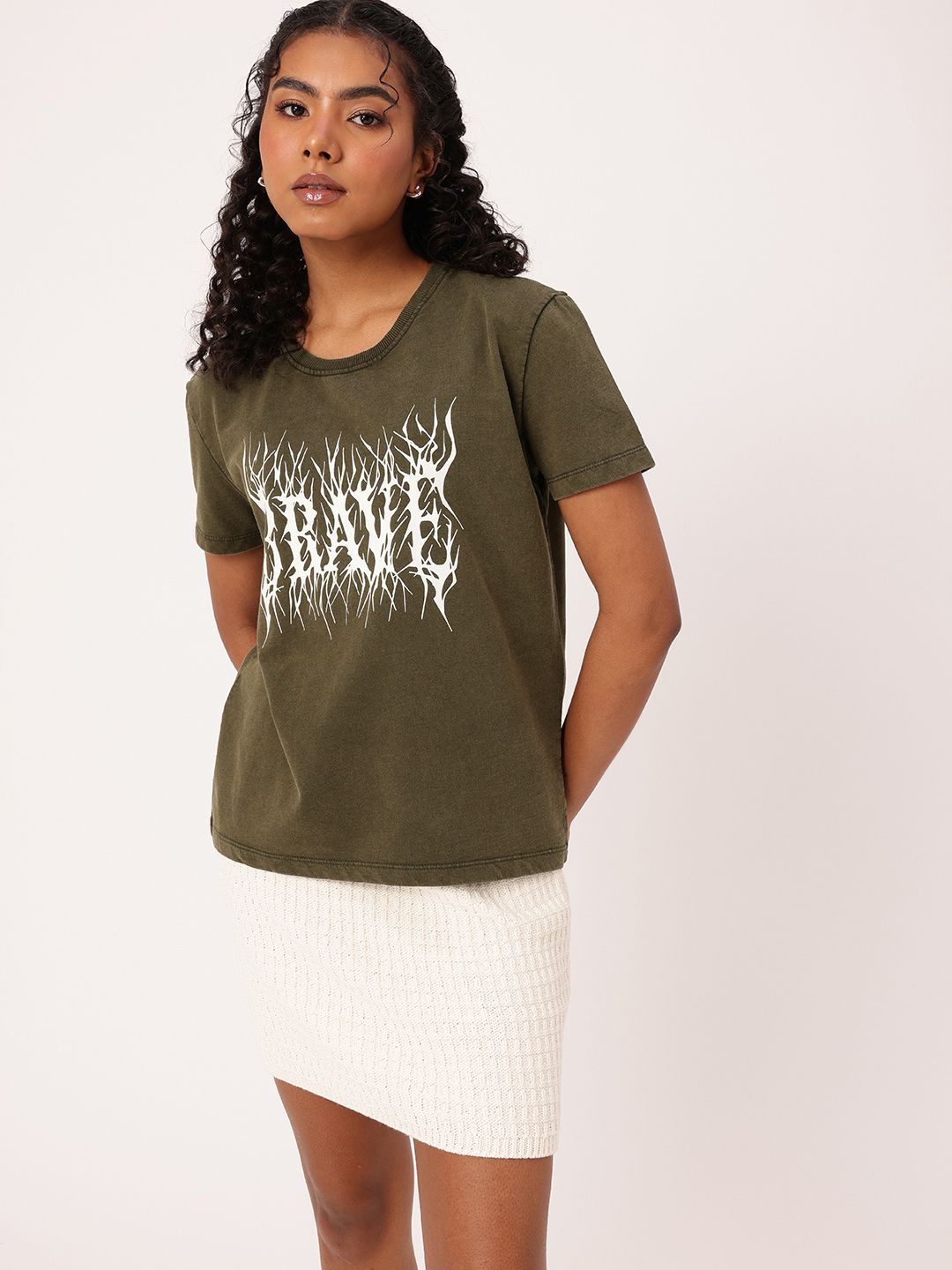 DressBerry City Daring Printed Casual T-shirt