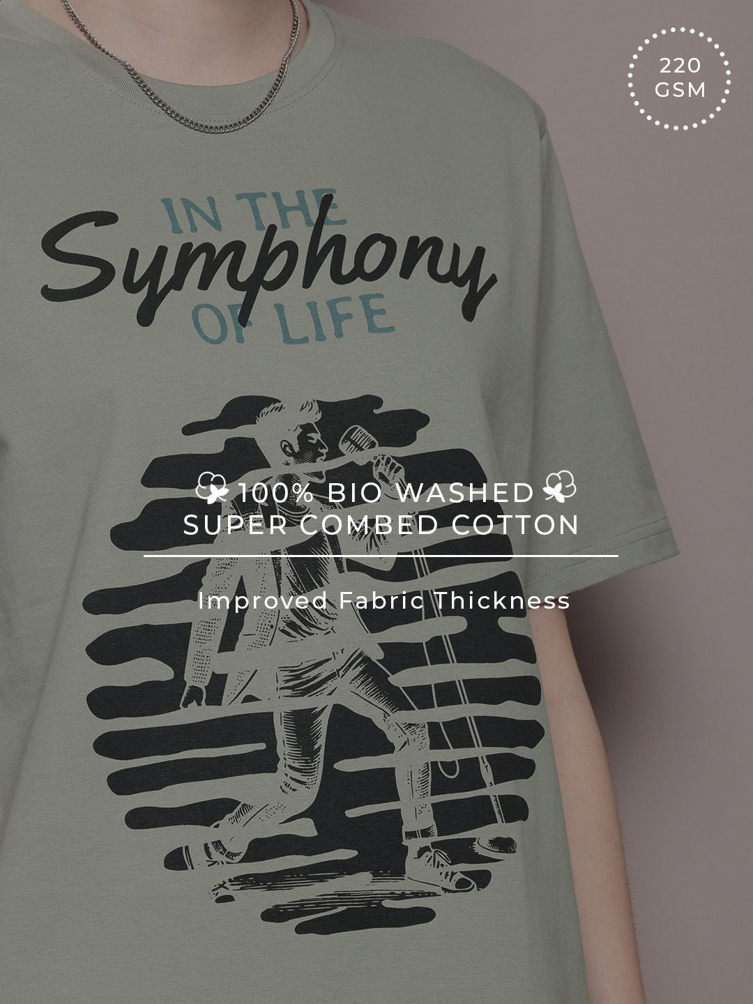 DILLINGER Pure Cotton Graphic Printed Drop-Shoulder Sleeves Relaxed Fit T-shirt