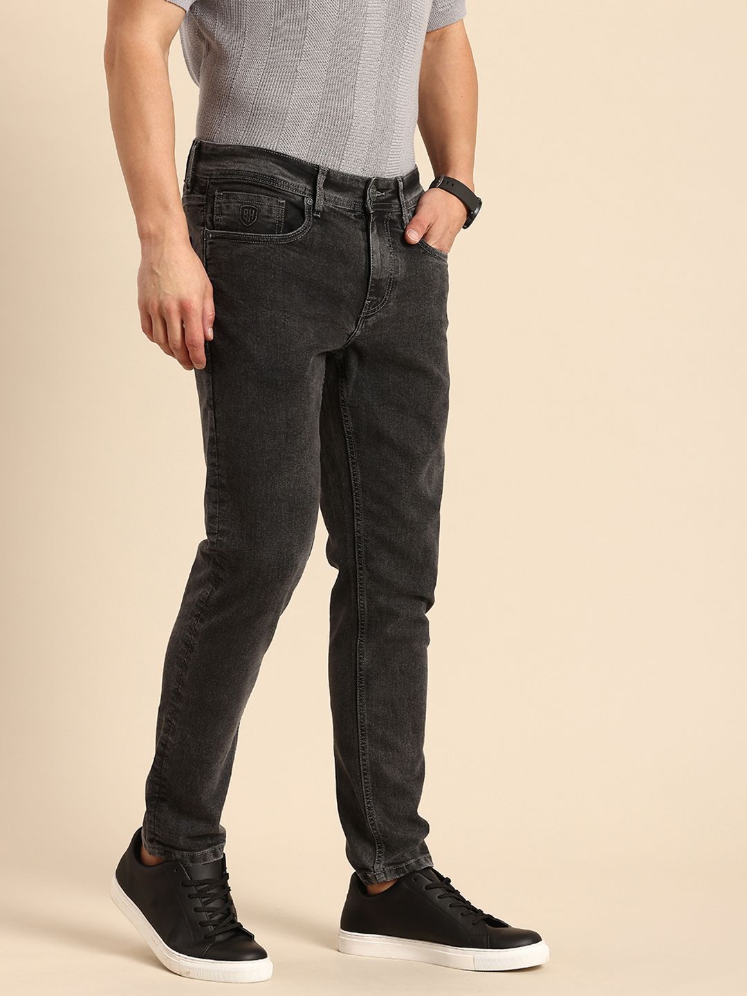 Being Human Men Heavy Fade Stretchable Jeans