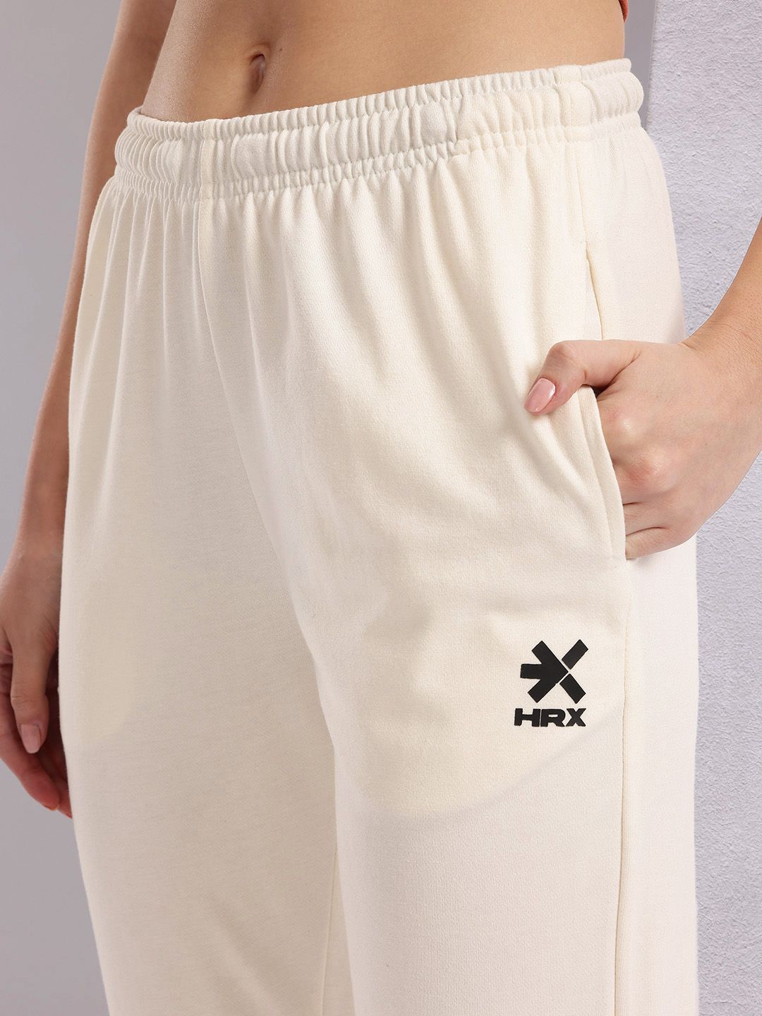 HRX by Hrithik Roshan Women Mid-Rise Regular Fit Lifestyle Track Pants