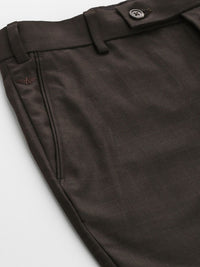Park Avenue Men Checked Formal Trousers