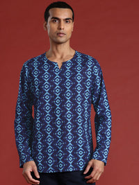 Anouk Ethnic Motifs Print Pure Cotton Short Kurta