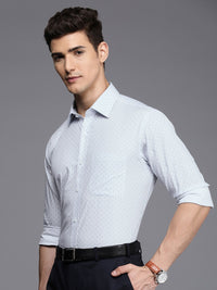 Raymond Slim Fit Striped Pure Cotton Formal Shirt