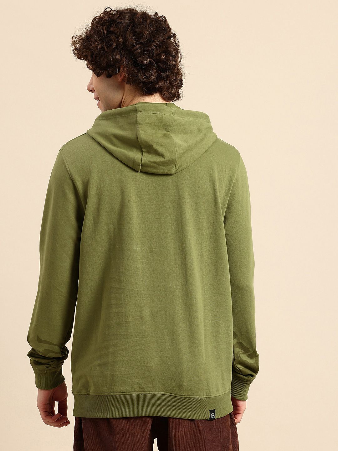 Being Human Hooded Pure Cotton Sweatshirt