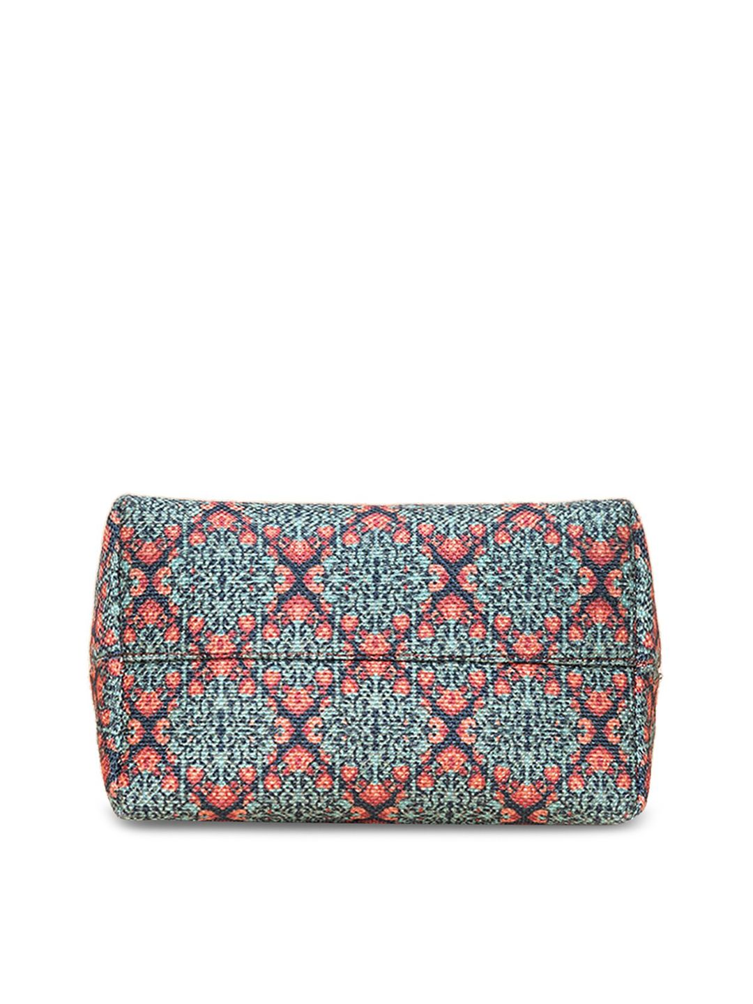 ZOUK Green Ethnic Motifs Printed Structured Sling Bag