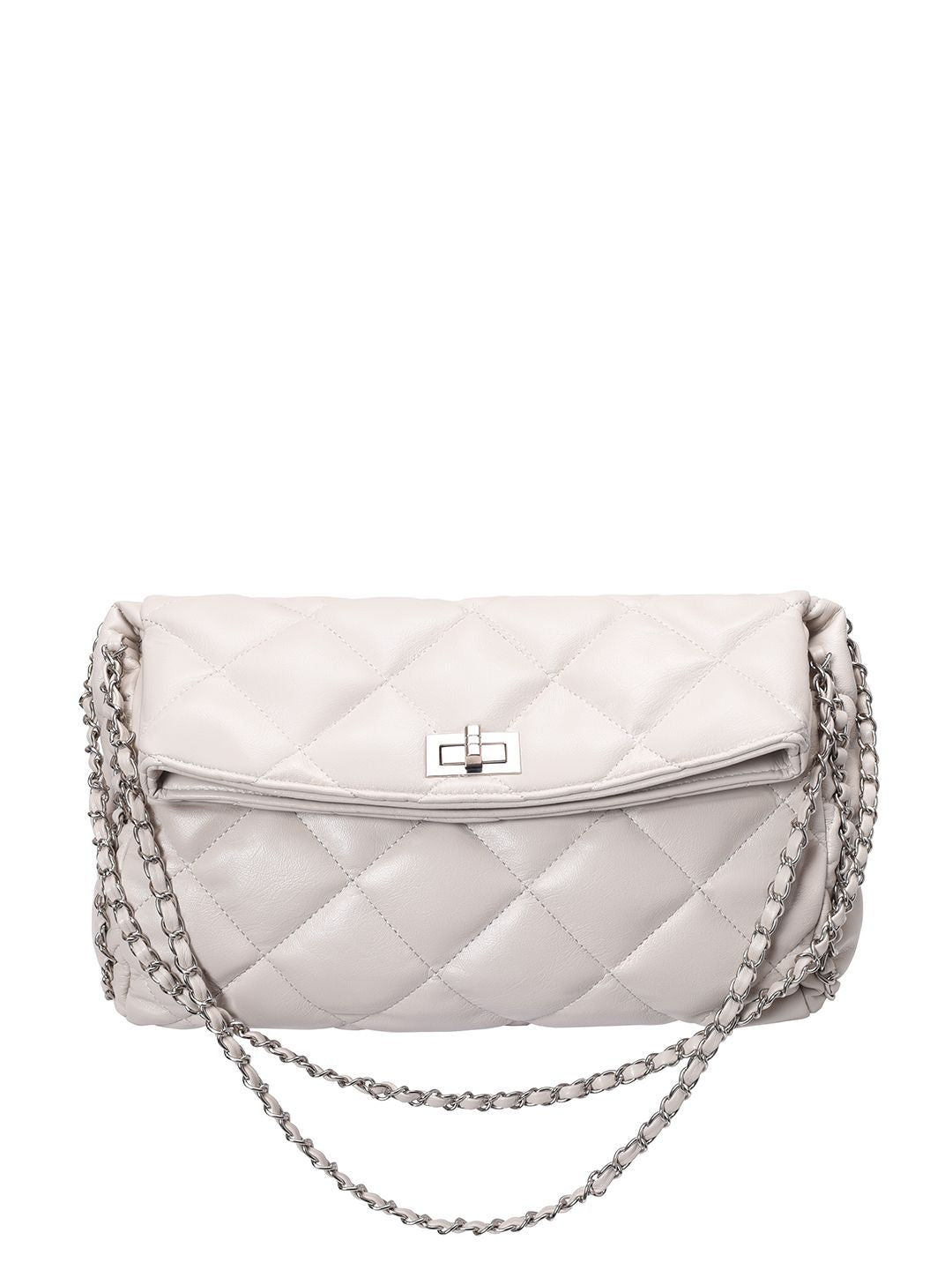 Lino Perros Quilted Structured Shoulder Bag
