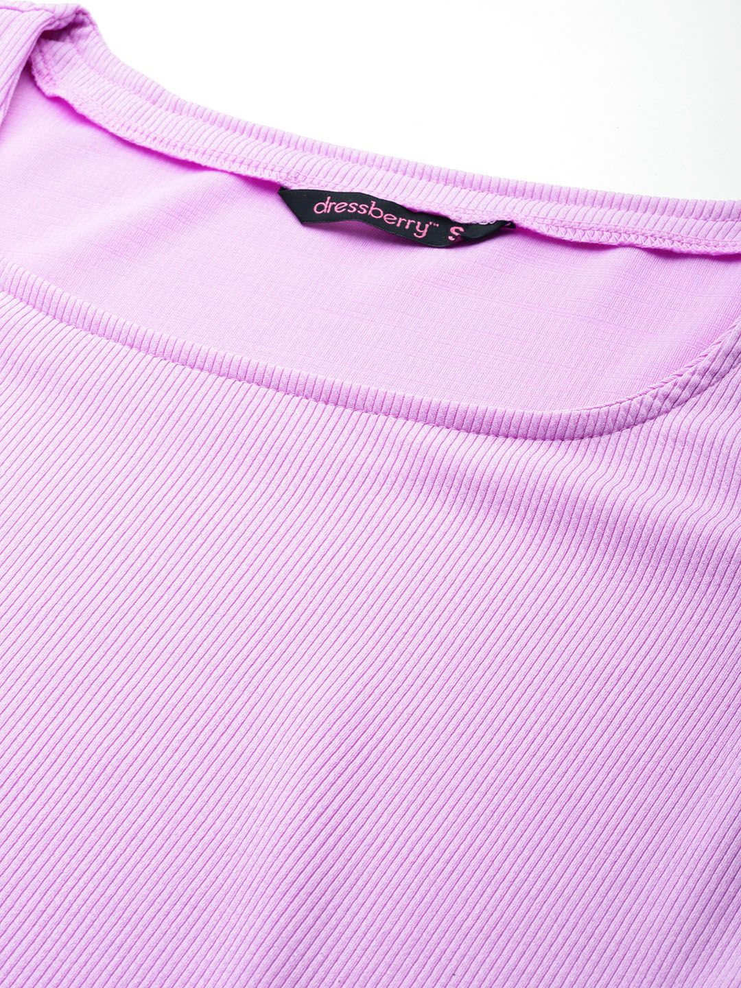 DressBerry Ribbed Bodycon Mini Dress