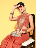 Saree mall Geometric Saree with Woven Design Border