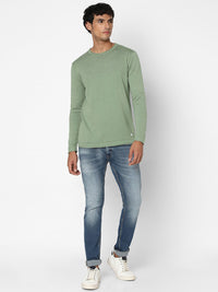 SPYKAR Round Neck Cotton Pullover