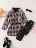 YK Girls Printed Top & Trousers Clothing Set