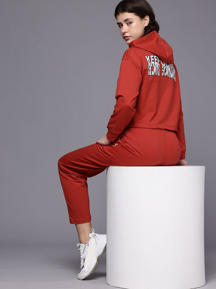 HRX by Hrithik Roshan Women Typography Printed Tracksuit