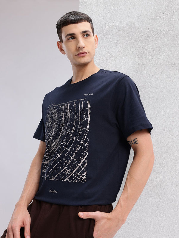 HRX by Hrithik Roshan Printed Pure Cotton Yoga T-shirt